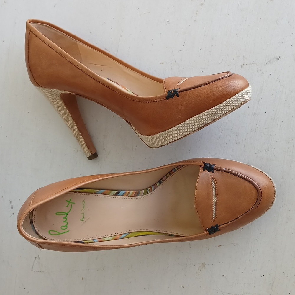 Paul‎ Smith Leather Pumps Heels Size 40